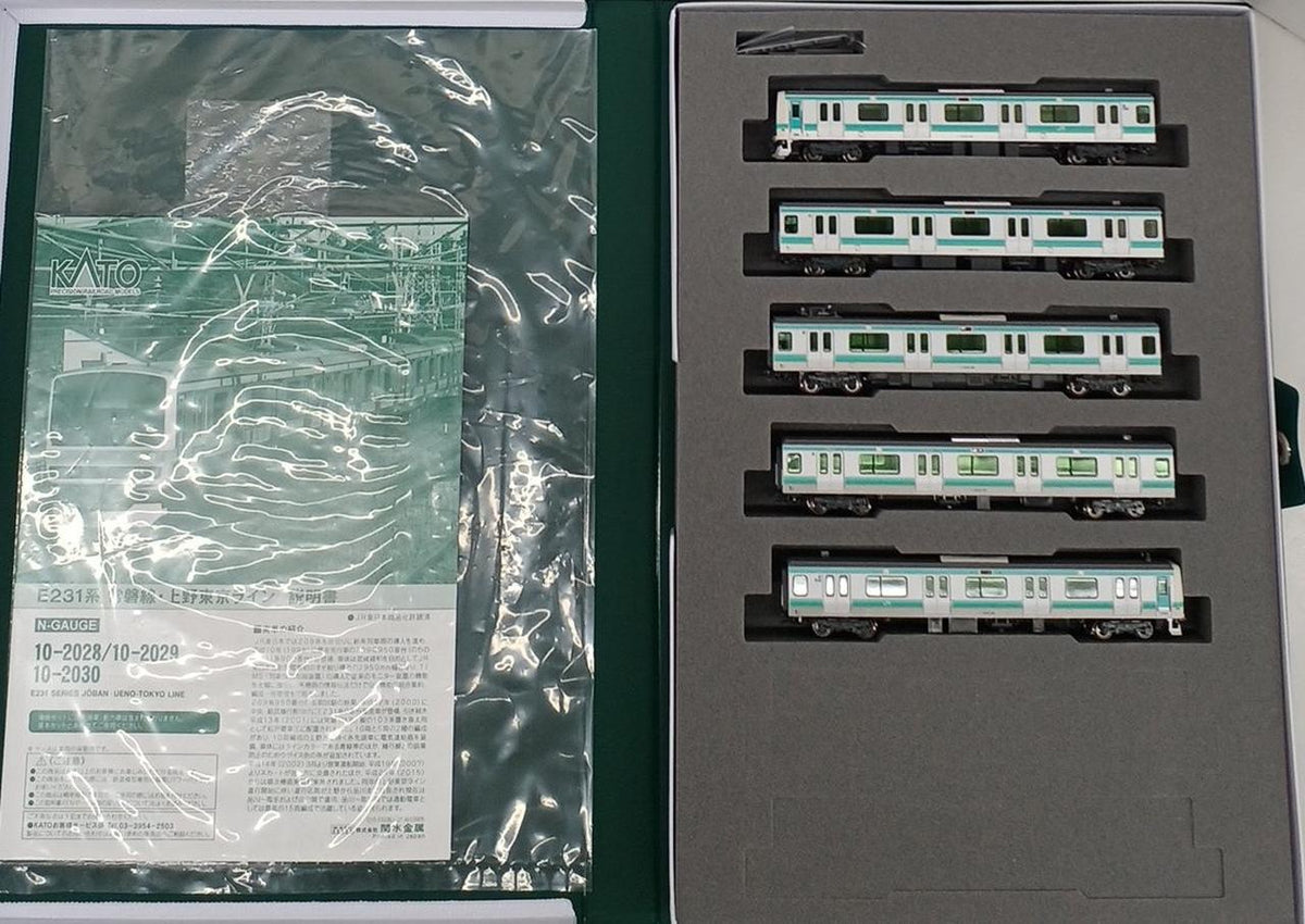 KATO N Gauge 10-2028, 2029, 2030 Tokiwa Line / Ueno-Tokyo Line