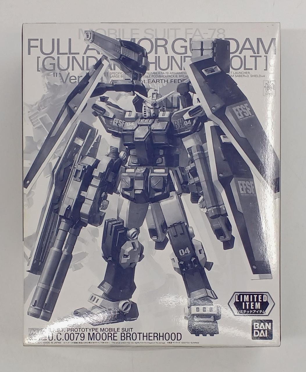 BANDAI Gunpla 1/100 Full Armor Gundam VER.KA Half Mechani