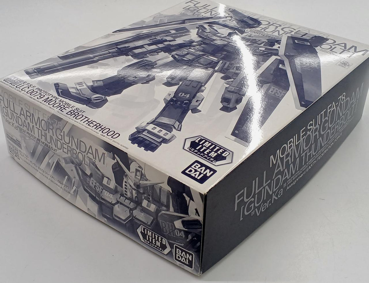 BANDAI Gunpla 1/100 Full Armor Gundam VER.KA Half Mechani