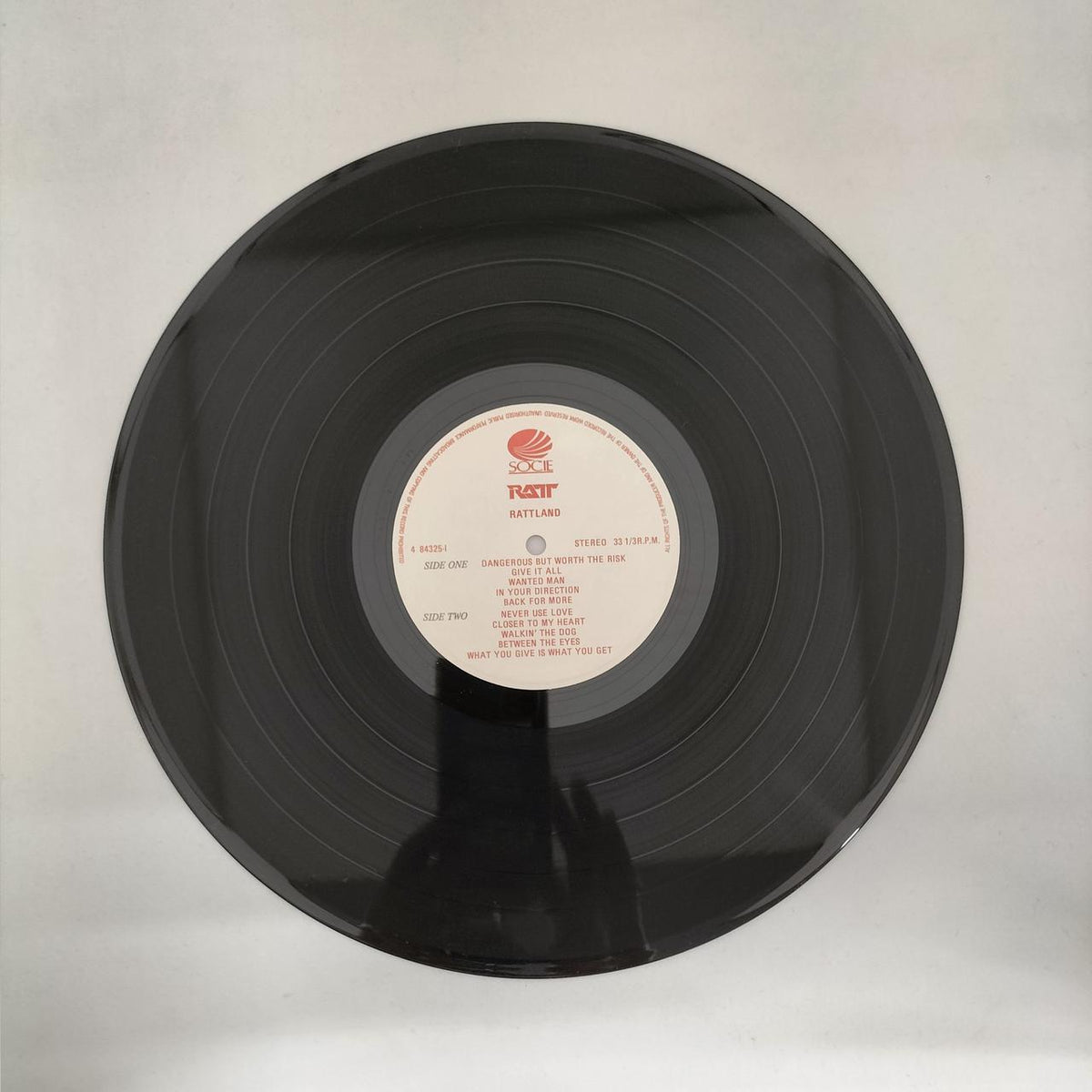 SOCIE RECORDING LP Record RATT