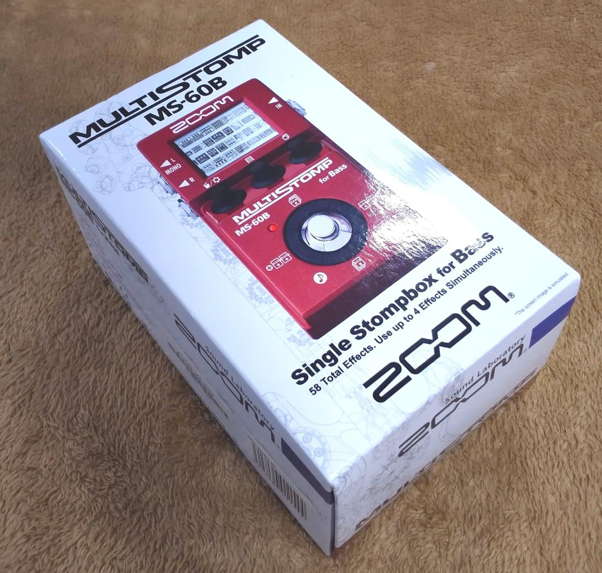 ZOOM Multi-Effects Pedal MS-60B