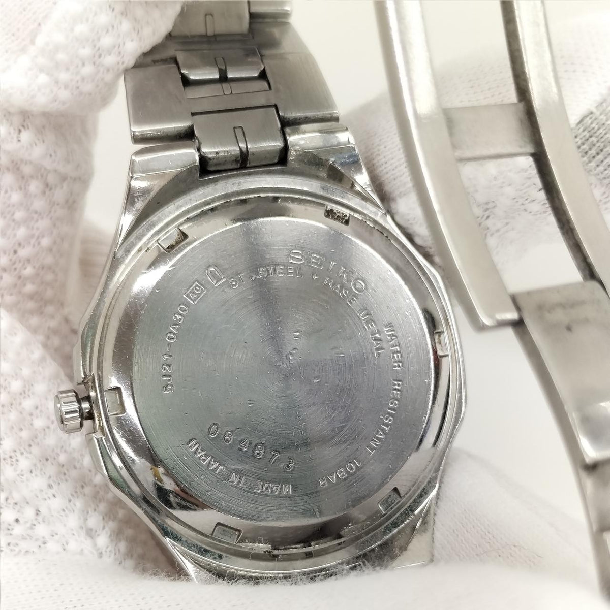 SEIKO Automatic Wristwatch 5J21-0A30