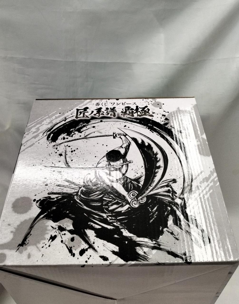 BANDAI Ichiban Kuji One Piece Takumi no Keifu Hakyoku C Prize Roronoa Zoro Kuronawa Great Tornado Sumi-Shiki Soul Technique