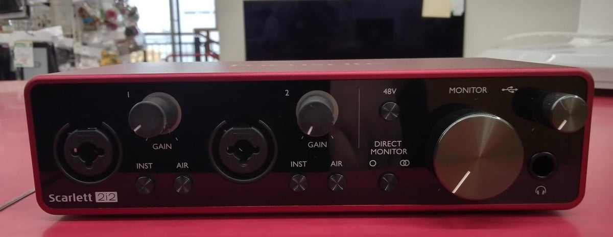 FOCUSRITE Audio Interface: SCARLETT2I2 GEN3