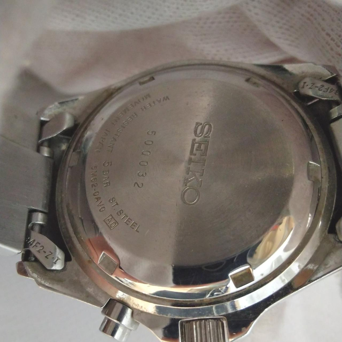 SEIKO Wristwatch 5M62-OAVO