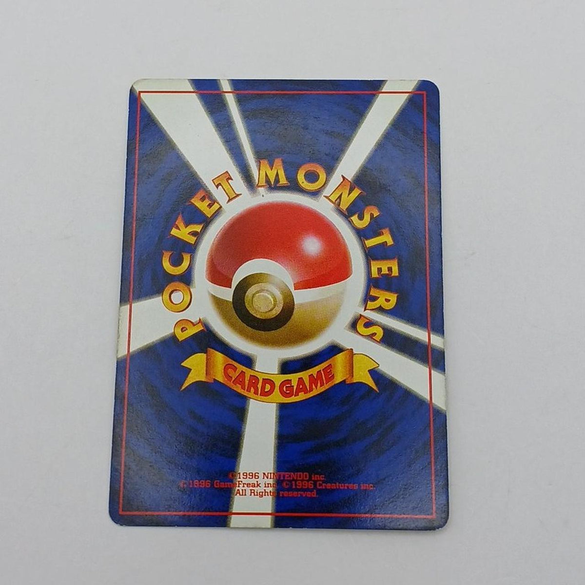 Pokémon Corporation Old Secret Pokéca Bad Kamex