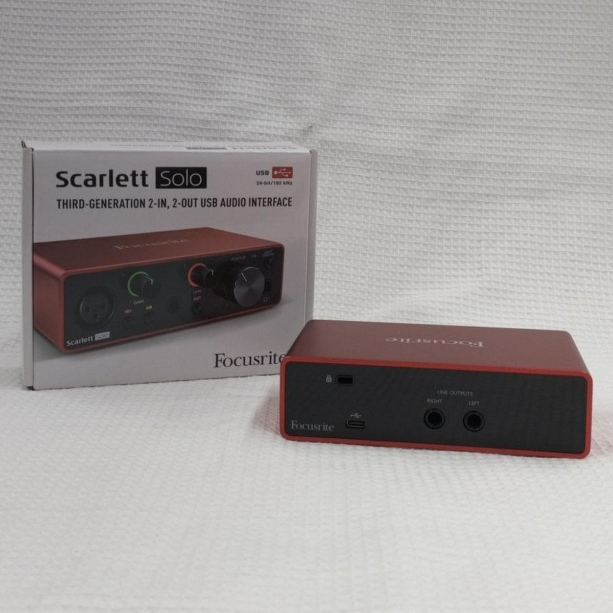 FOCUSRITE Audio interface: SCARLETT SOLO 3RD GEN