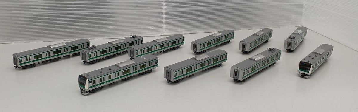 KATO N Gauge E233 Series 7000 Subseries Saikyo Line Basic + Add-on Set