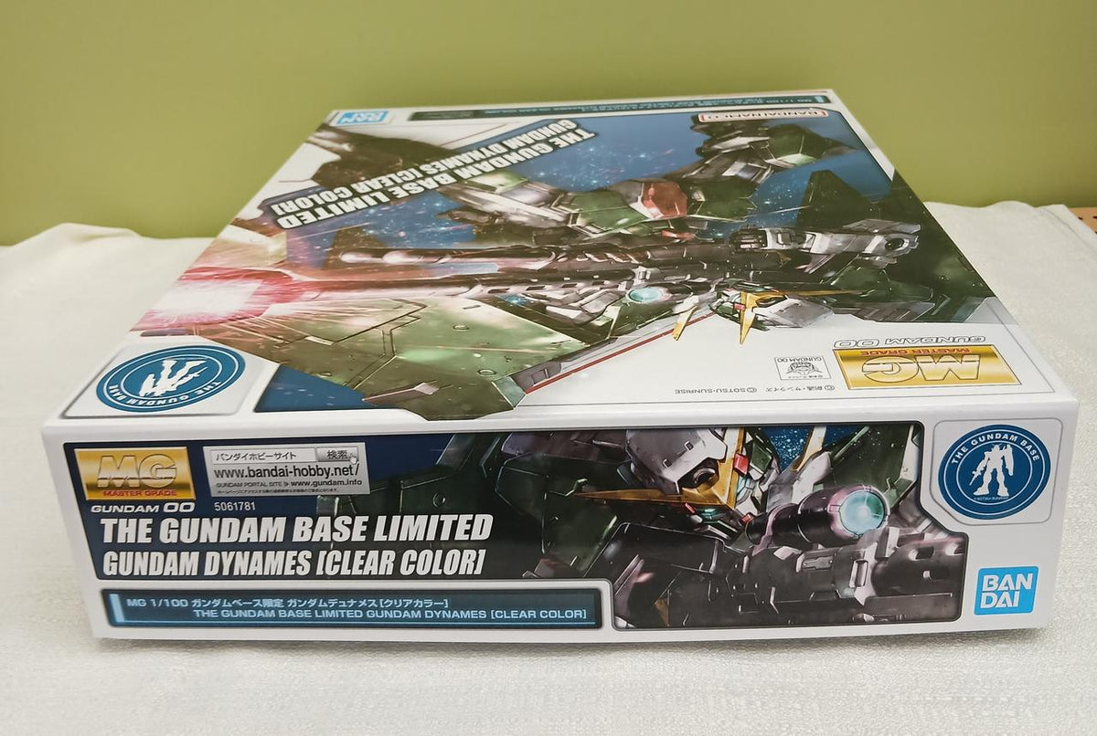 BANDAI MG 1/100 Scale Gundam Dynames (Clear Color) Gundam Base Limited