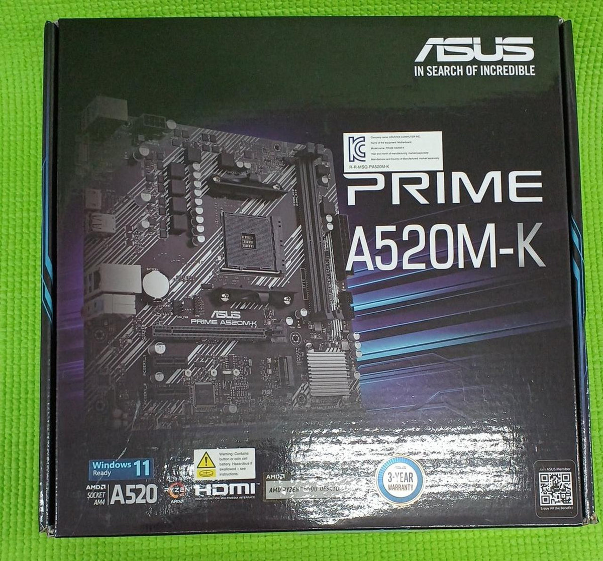 ASUS Motherboard PRIME A520M-K - Banzai Thrifting | BanzaiHobby