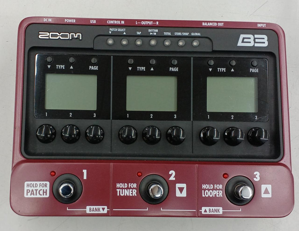 ZOOM Multi-Effects Pedal B3