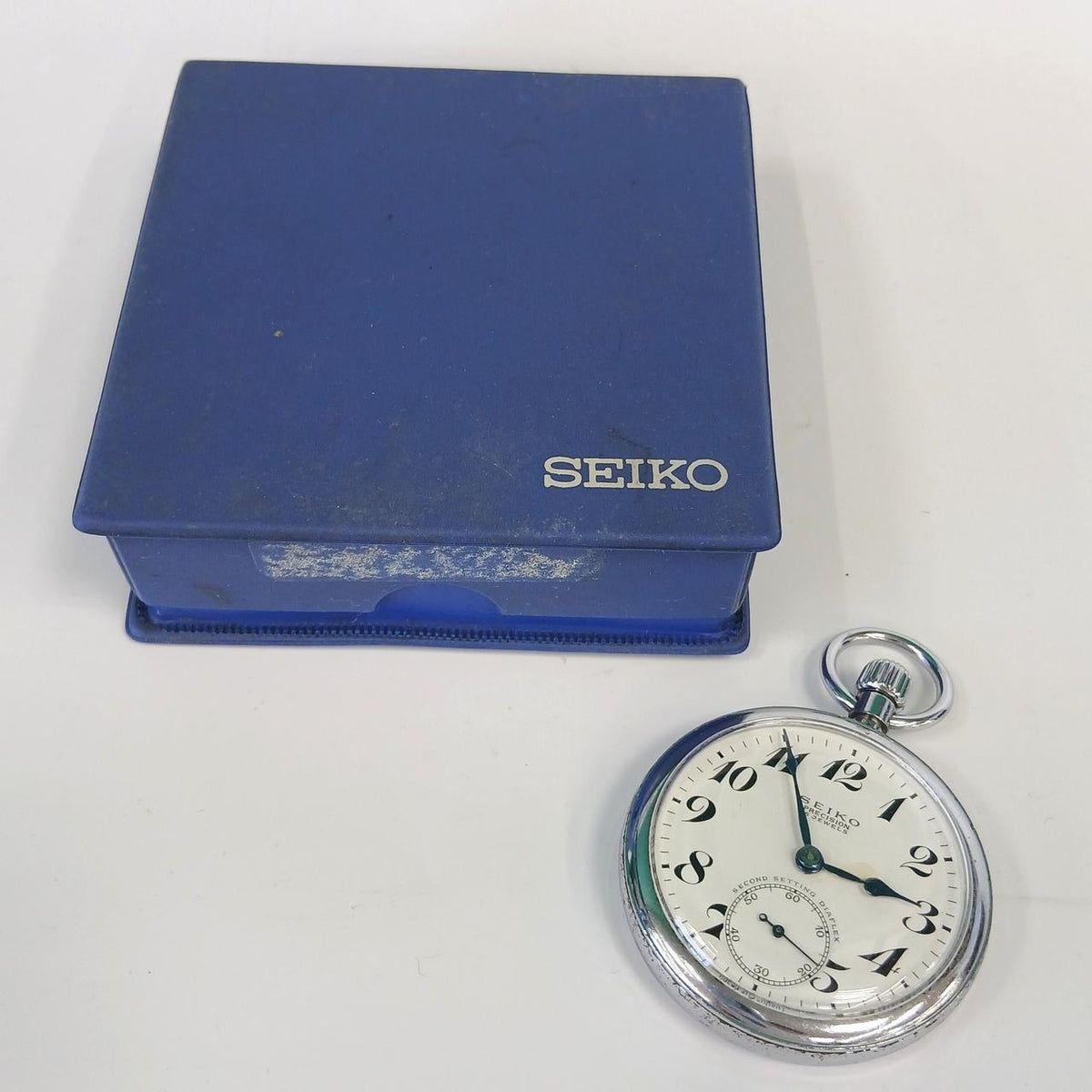 SEIKO Manual Winding Railway Pocket Watch Tonantetsu 75048