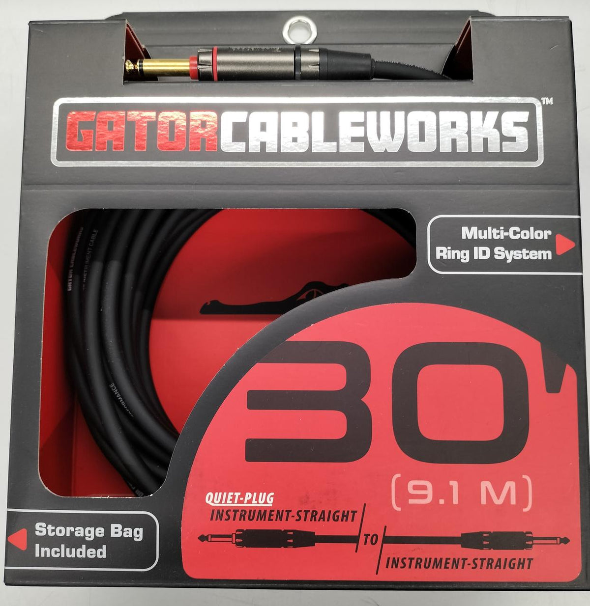 GATOR CABLEWORKS Instrument Shielded Cable GCWH-INS-30QT - Banzai Thrifting | BanzaiHobby
