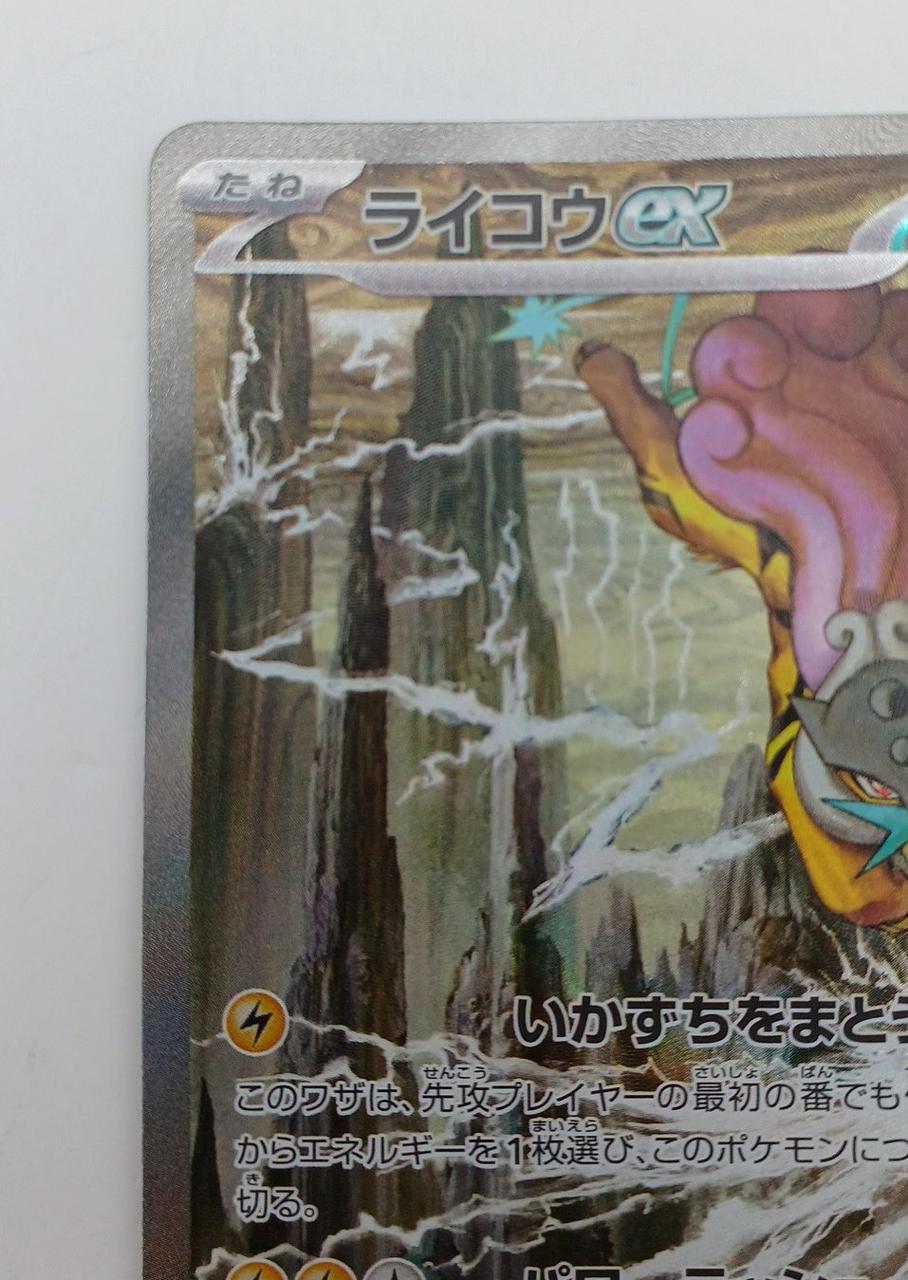 Pokémon Raikou EX SAR 108/076