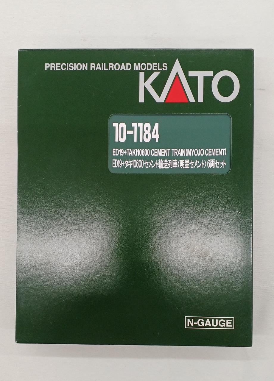 KATO N gauge 10-1184ED19 + Taki 10600 Cement Transport Train Myojo - Banzai Thrifting | BanzaiHobby