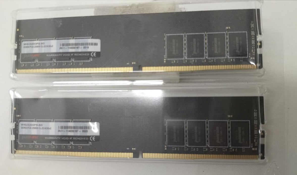 PANRAM Memory: W4U3200PS-8GB, 2-disc set