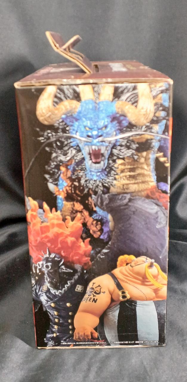 BANDAI Prize A Figure King - Soul Hero Statue - Ichiban Kuji One Piece EX Warriors Standing Side by Side with the Dragon