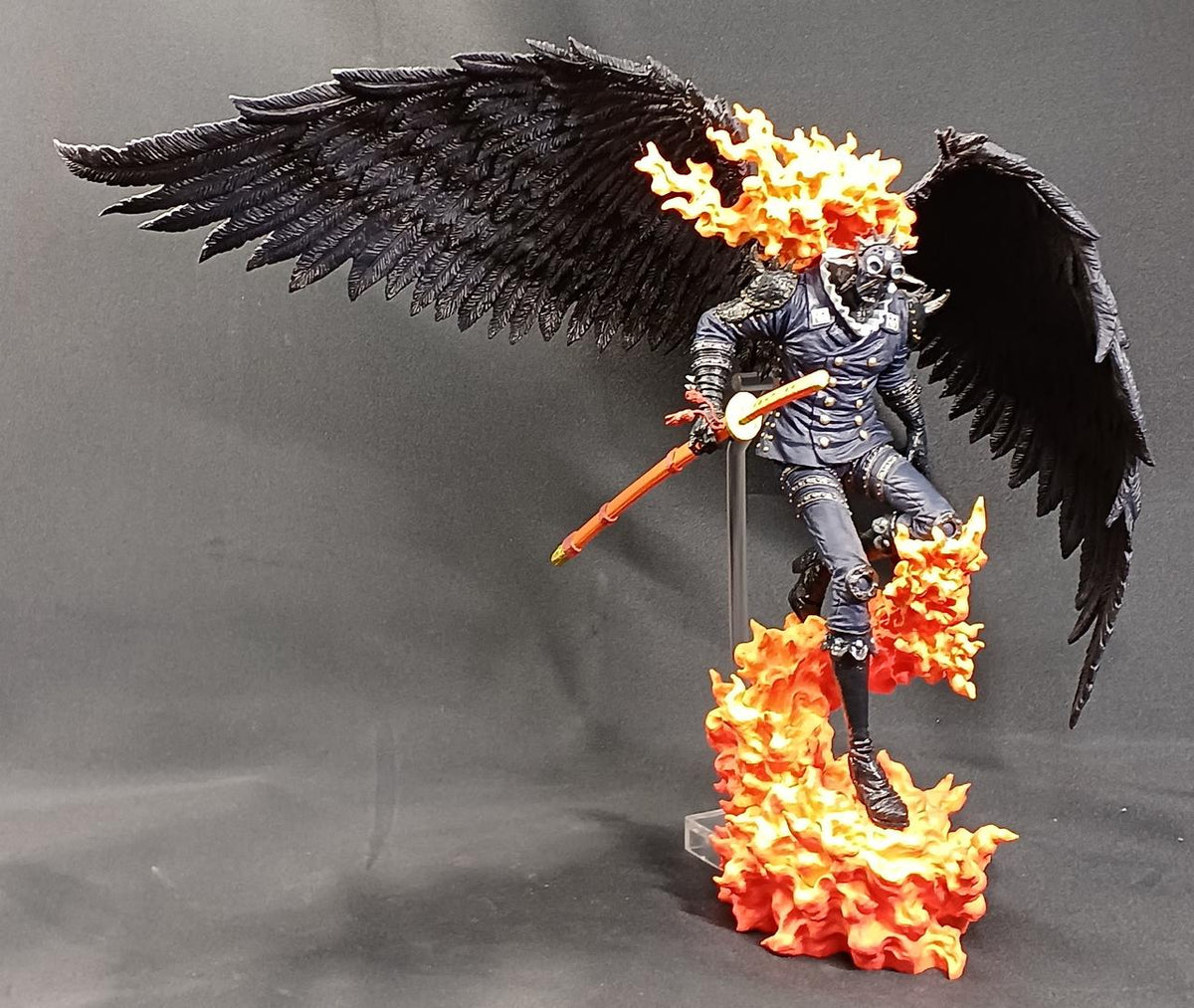 BANDAI Prize A Figure King - Soul Hero Statue - Ichiban Kuji One Piece EX Warriors Standing Side by Side with the Dragon