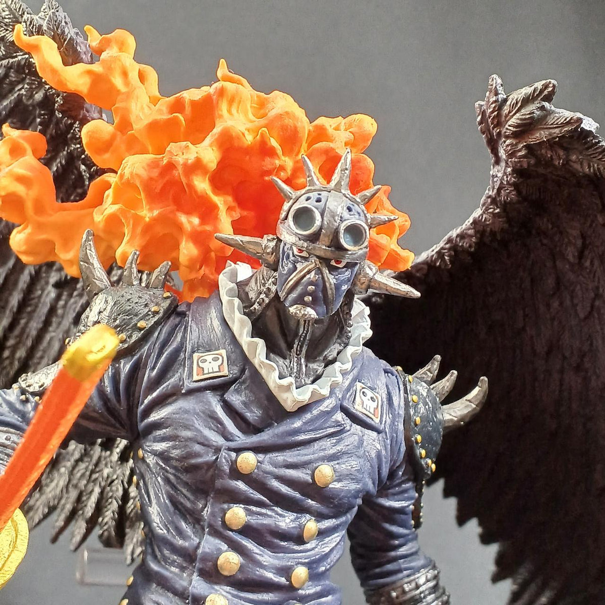 BANDAI Prize A Figure King - Soul Hero Statue - Ichiban Kuji One Piece EX Warriors Standing Side by Side with the Dragon