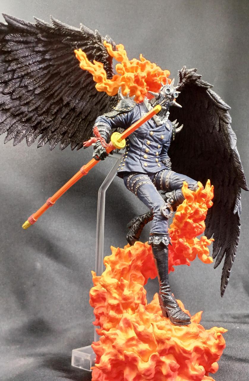 BANDAI Prize A Figure King - Soul Hero Statue - Ichiban Kuji One Piece EX Warriors Standing Side by Side with the Dragon