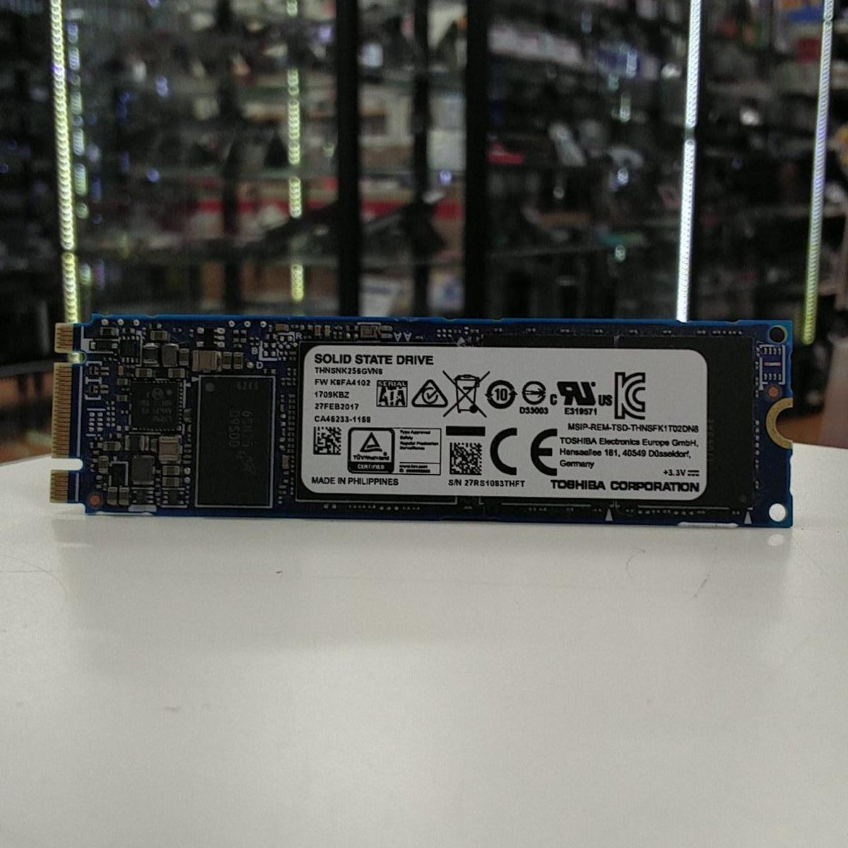 TOSHIBA M.2SSD THNSNK256GVN8