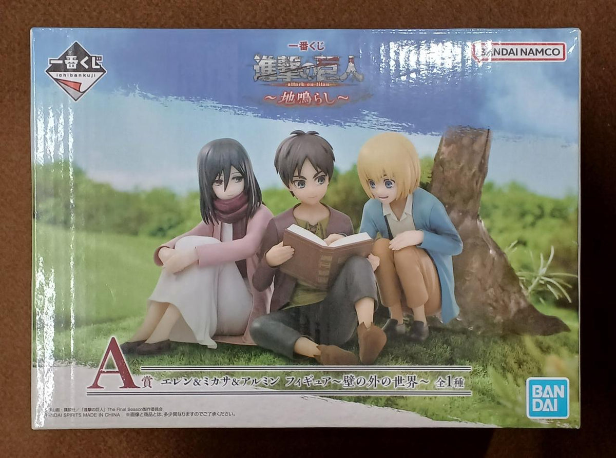 BANDAI Prize A: Ellen, Mikasa & Armin, The World Beyond the Wall Prize A: Ellen, Mikasa & Armin, The World Beyond the Wall