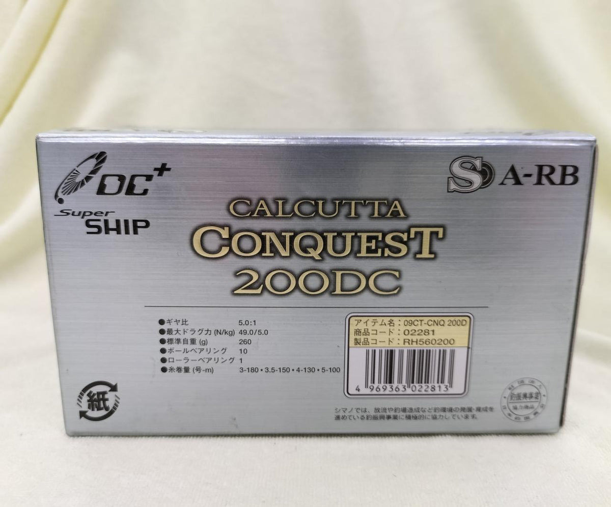 SHIMANO Baitcasting Reel CALCUTTA CONQUEST 200DC