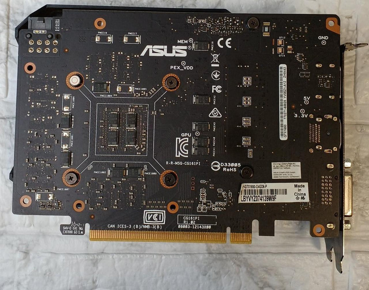 ASUS Graphics Card PH-GTX1650-O4GD6-P