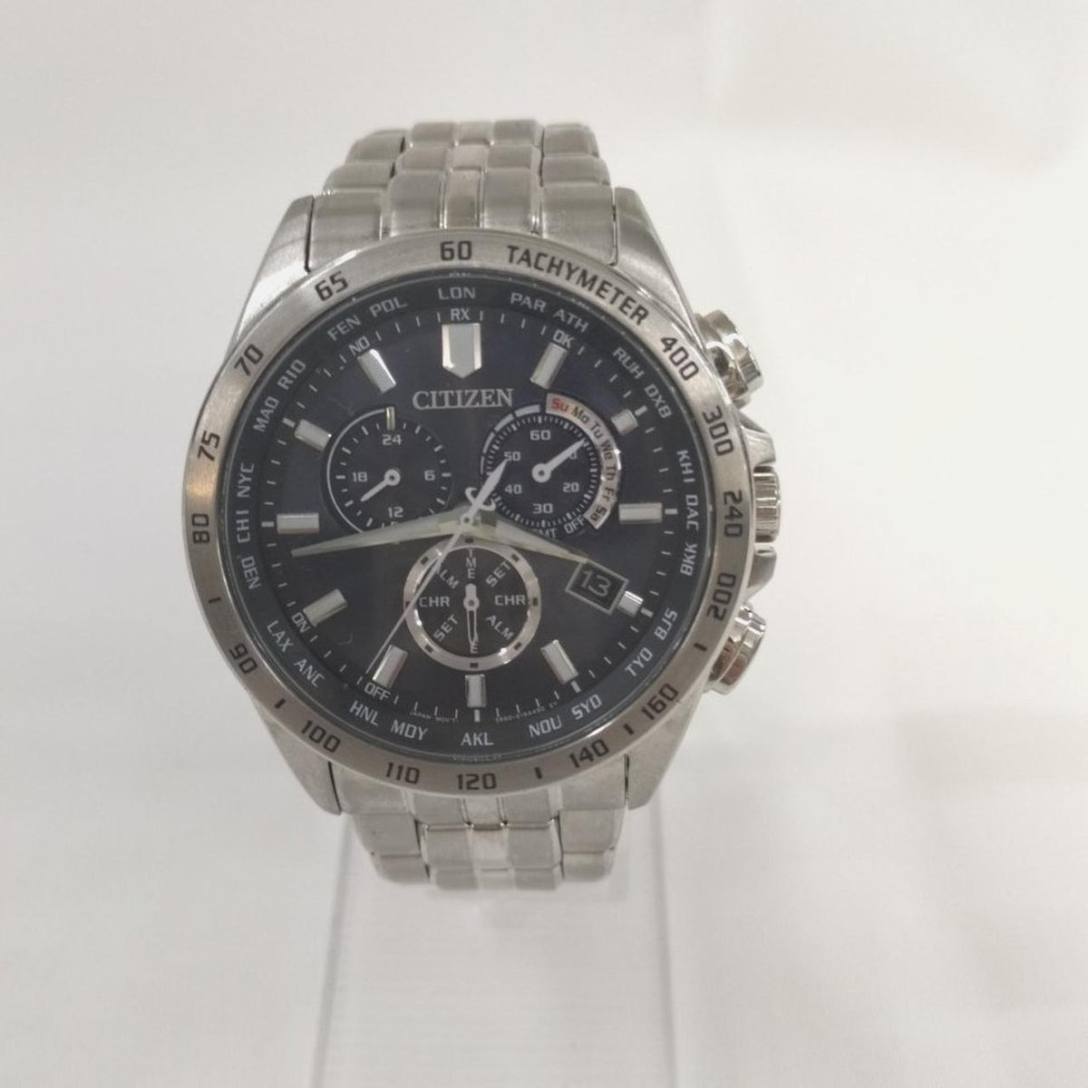 CITIZEN ECO-DRIVE Radio-Controlled Solar Wristwatch CB5870-91L (E660-S119944) - Banzai Thrifting | BanzaiHobby