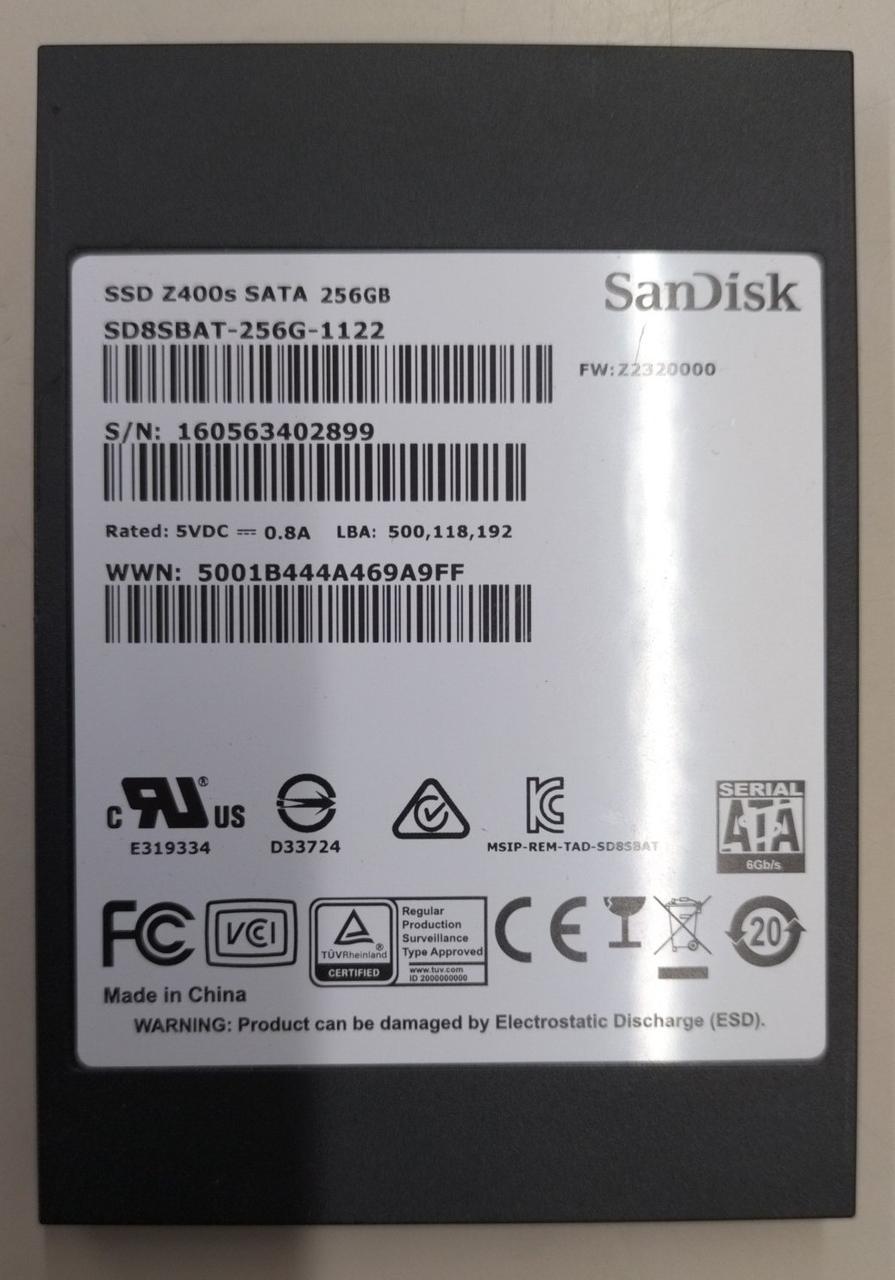 SANDISK SATA SSD/256GB SD8SBAT256G1122 - Banzai Thrifting | BanzaiHobby