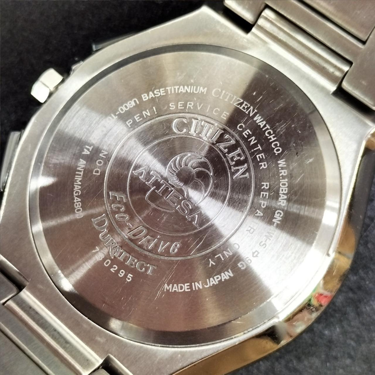 CITIZEN ECODRIVE Radio-Controlled Wristwatch U600-T011497 - Banzai Thrifting | BanzaiHobby