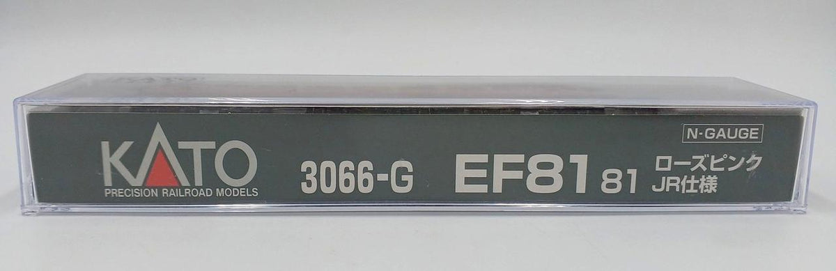 KATO N Gauge Rolling Stock Electric Locomotive 3066-G EF81 81 Rose Pink JR Specification - Banzai Thrifting | BanzaiHobby
