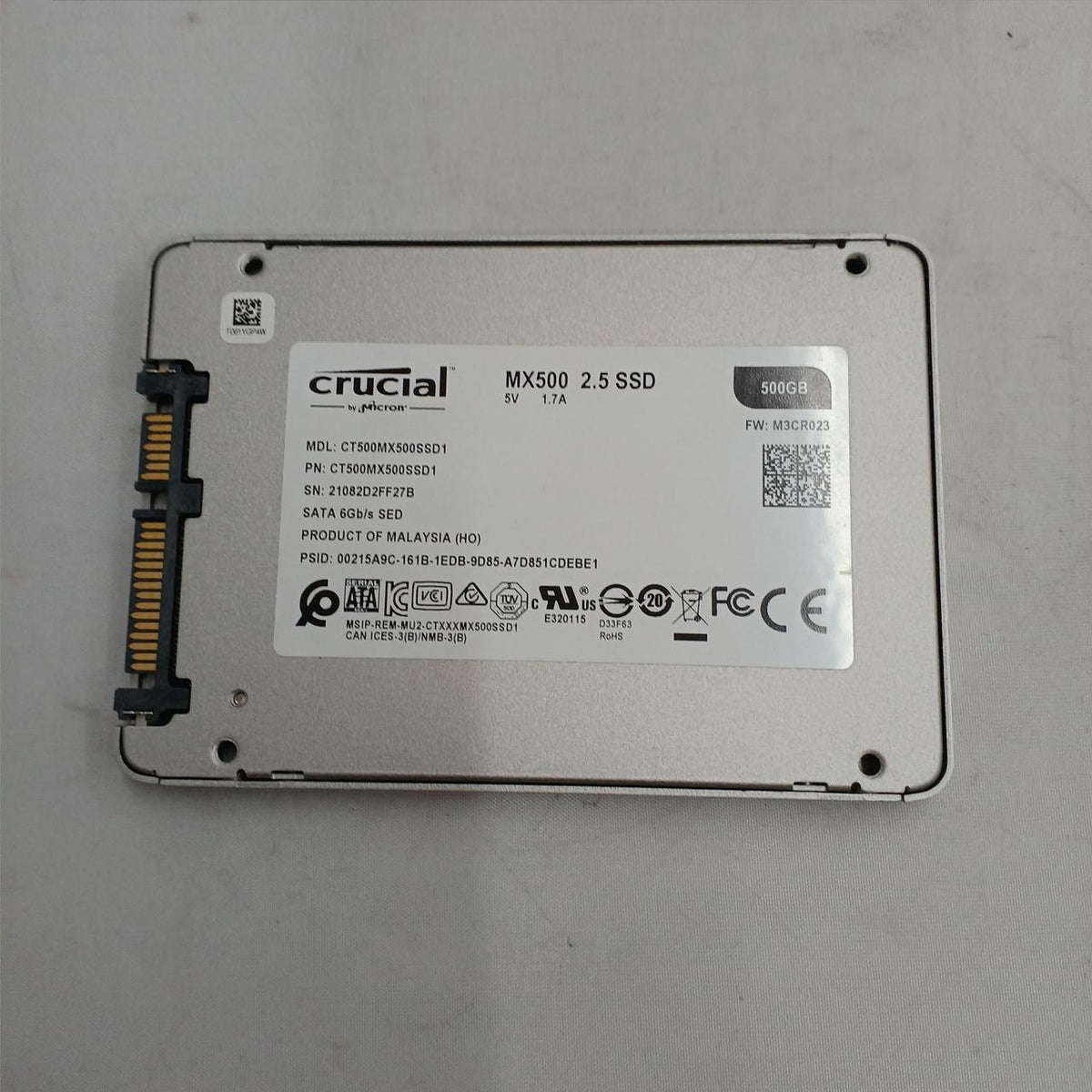 CRUCIAL SSD CT500MX500SSD1 - Banzai Thrifting | BanzaiHobby