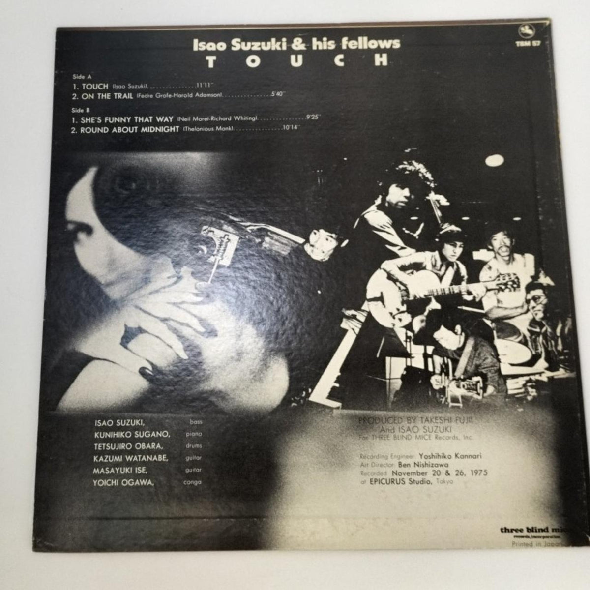 THREE BLIND MICE LP Record / TBM57 Isao Suzuki / TOUCH - Banzai Thrifting | BanzaiHobby