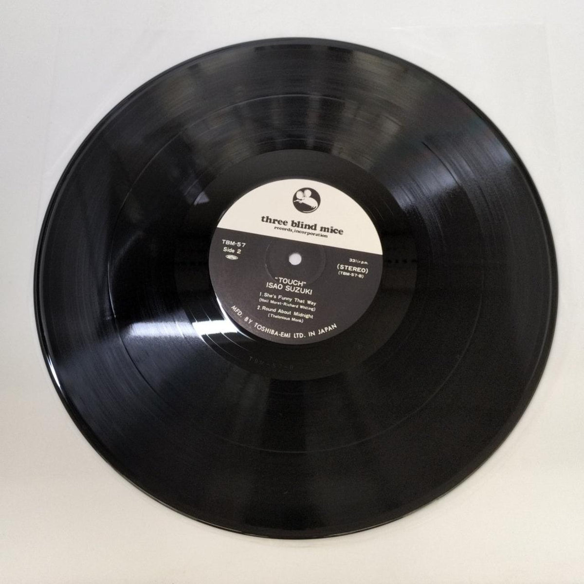 THREE BLIND MICE LP Record / TBM57 Isao Suzuki / TOUCH - Banzai Thrifting | BanzaiHobby