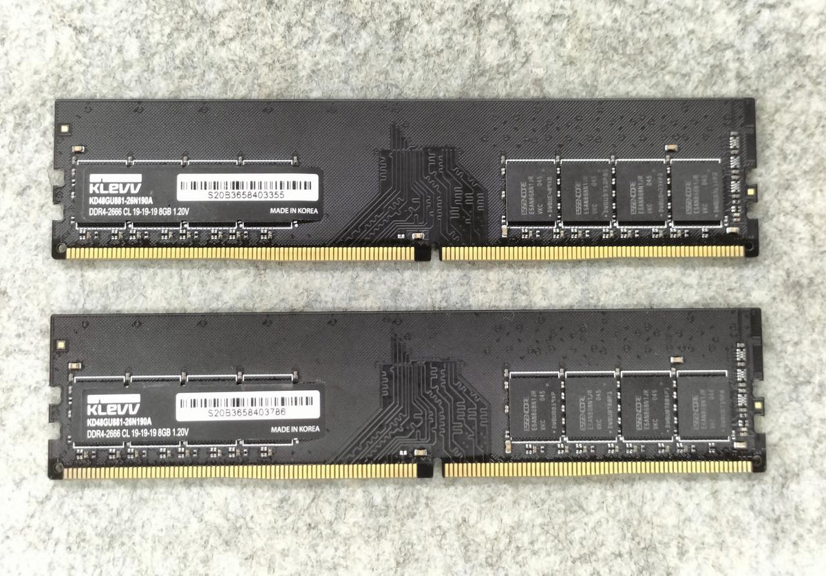 ESSENCORE PC4-21300 8GB x 2 disks, total 16GB KD48GU881-26N190A - Banzai Thrifting | BanzaiHobby