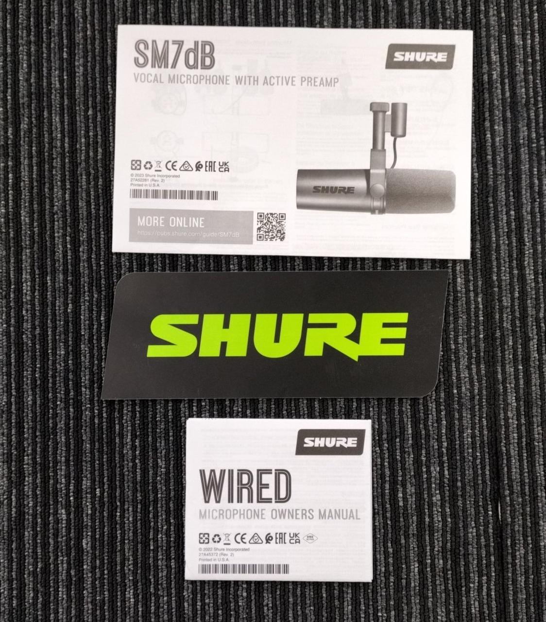 SHURE Dynamic Microphone SM7DB - Banzai Thrifting | BanzaiHobby