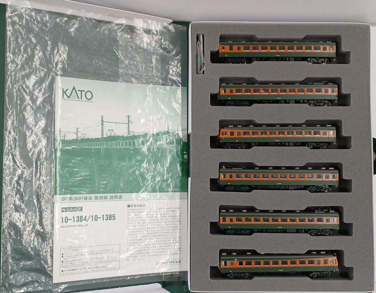 KATO 80 Series 300 Subseries Iida Line 6-Car Set - Banzai Thrifting | BanzaiHobby