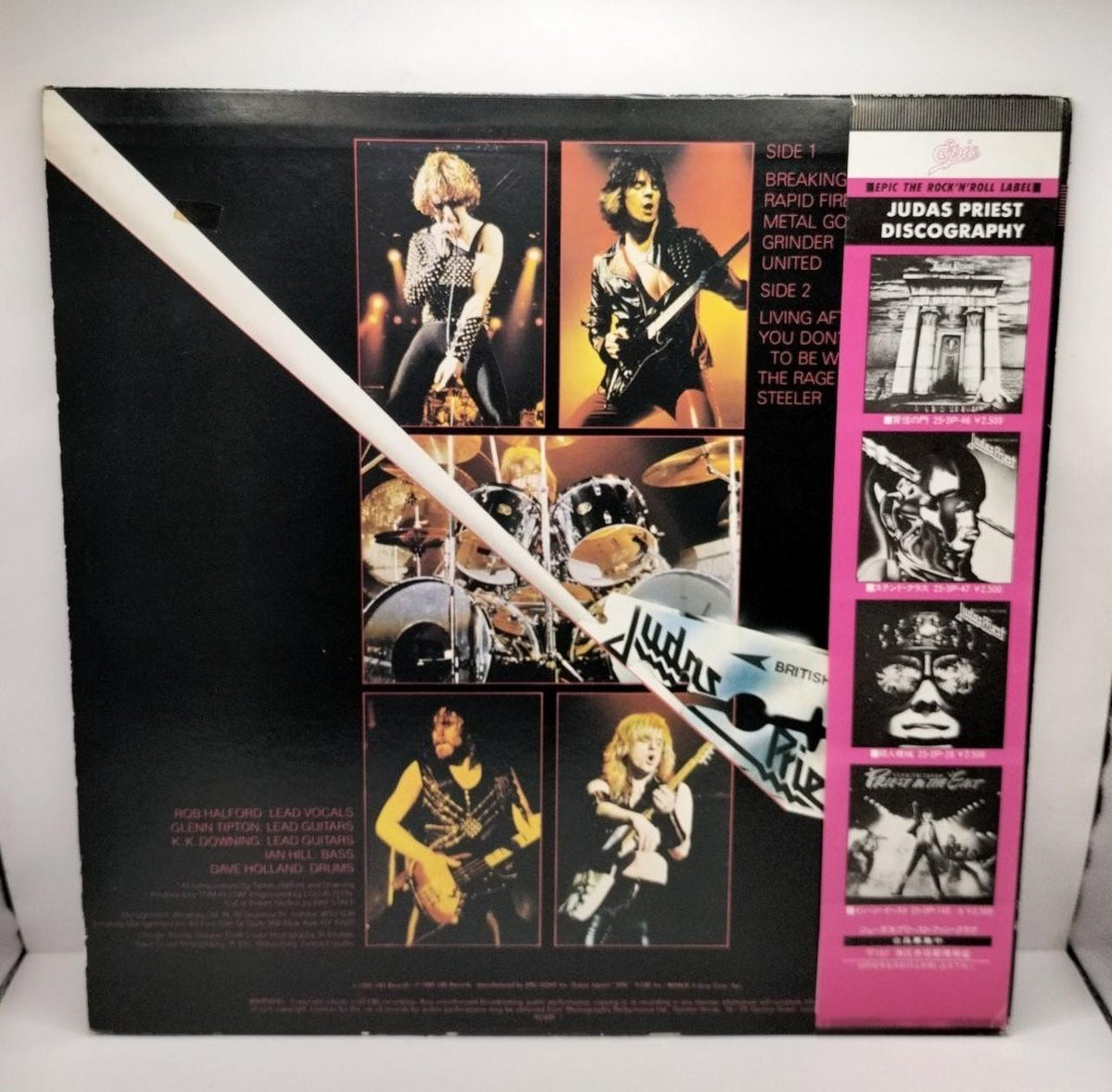EPIC SONY Judas Priest British Steel 25 3P 208 - Banzai Thrifting | BanzaiHobby