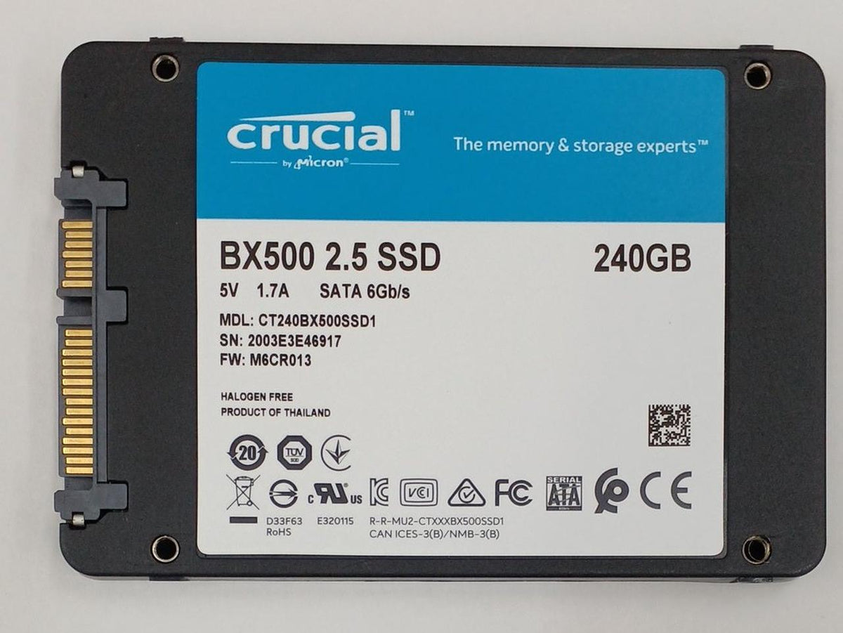 CRUCIAL SSD CT240BX500SSD1 - Banzai Thrifting | BanzaiHobby