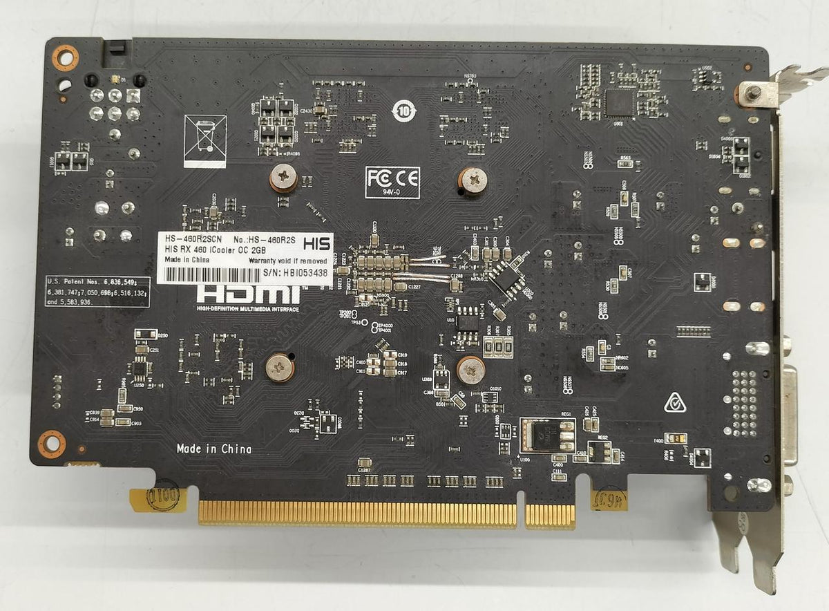 HIS Graphics Board: HS-460R2SCNR - Banzai Thrifting | BanzaiHobby