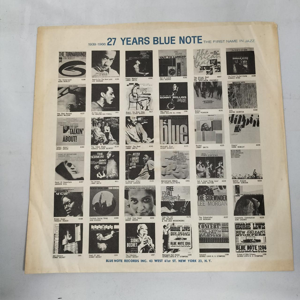 BULENOTE LP Record JAZZ/FUSION BST-84225 VAN Stamped Deep Groove - Banzai Thrifting | BanzaiHobby