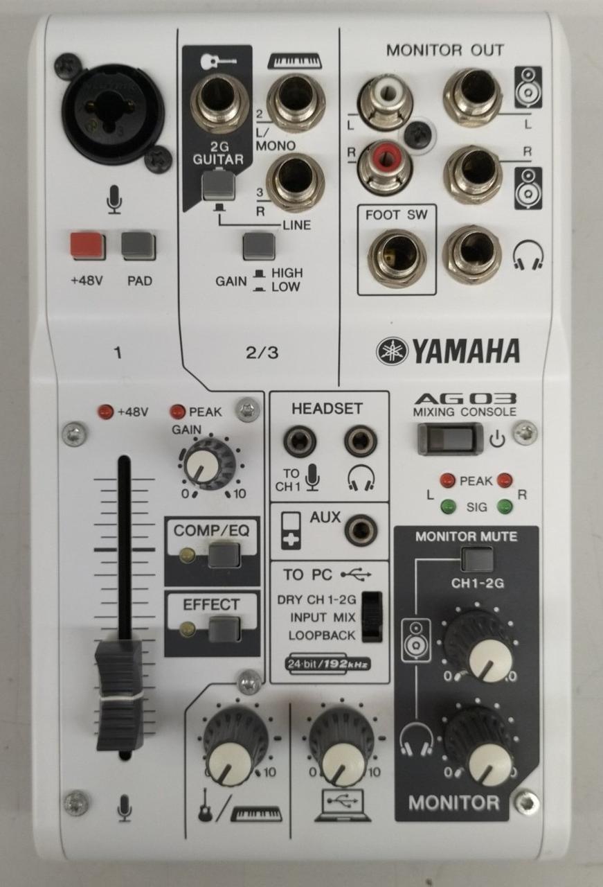YAMAHA Mixer AG03 - Banzai Thrifting | BanzaiHobby