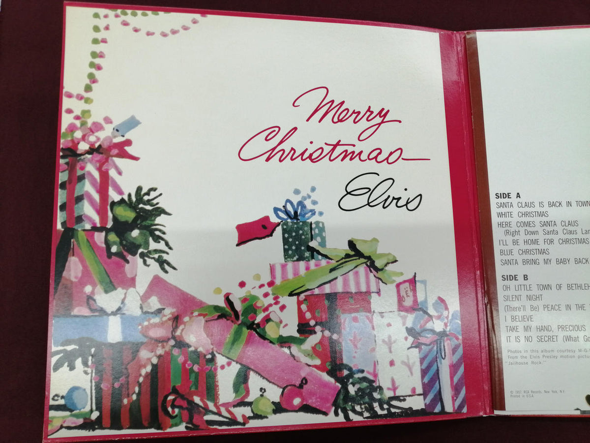 RVC Corporation LP Japanese Music Elvis Christmas Album
