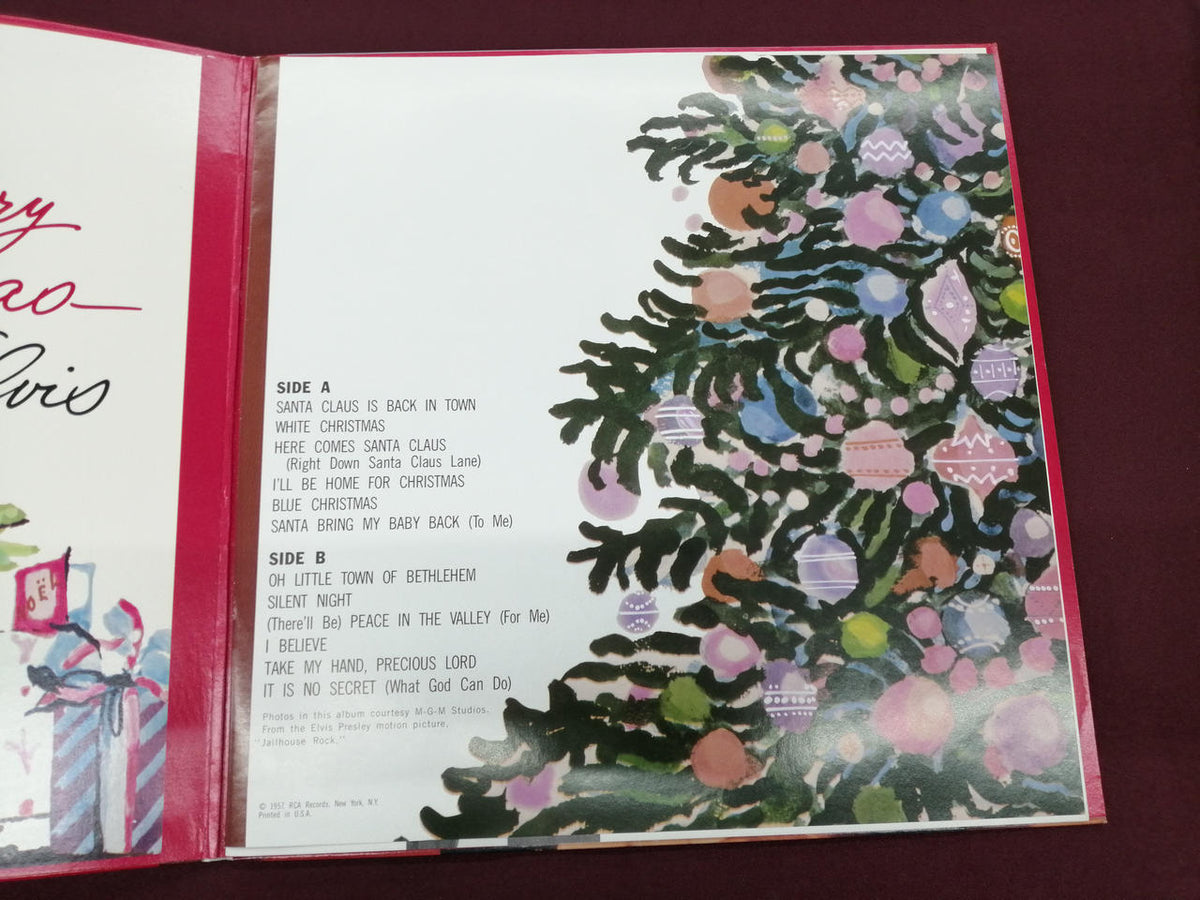 RVC Corporation LP Japanese Music Elvis Christmas Album