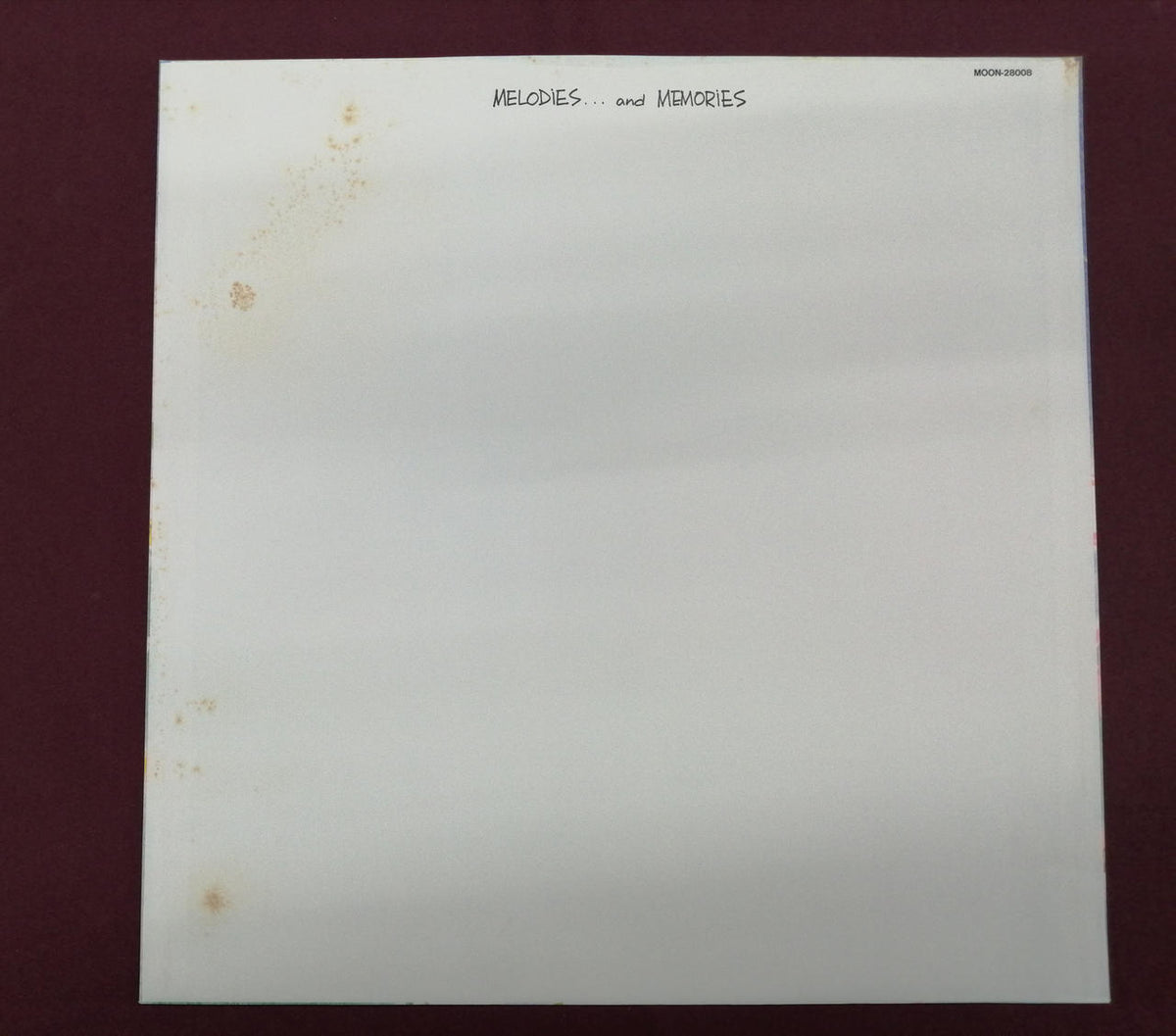 MOON LP Japanese Music Tatsuro Yamashita Melodies