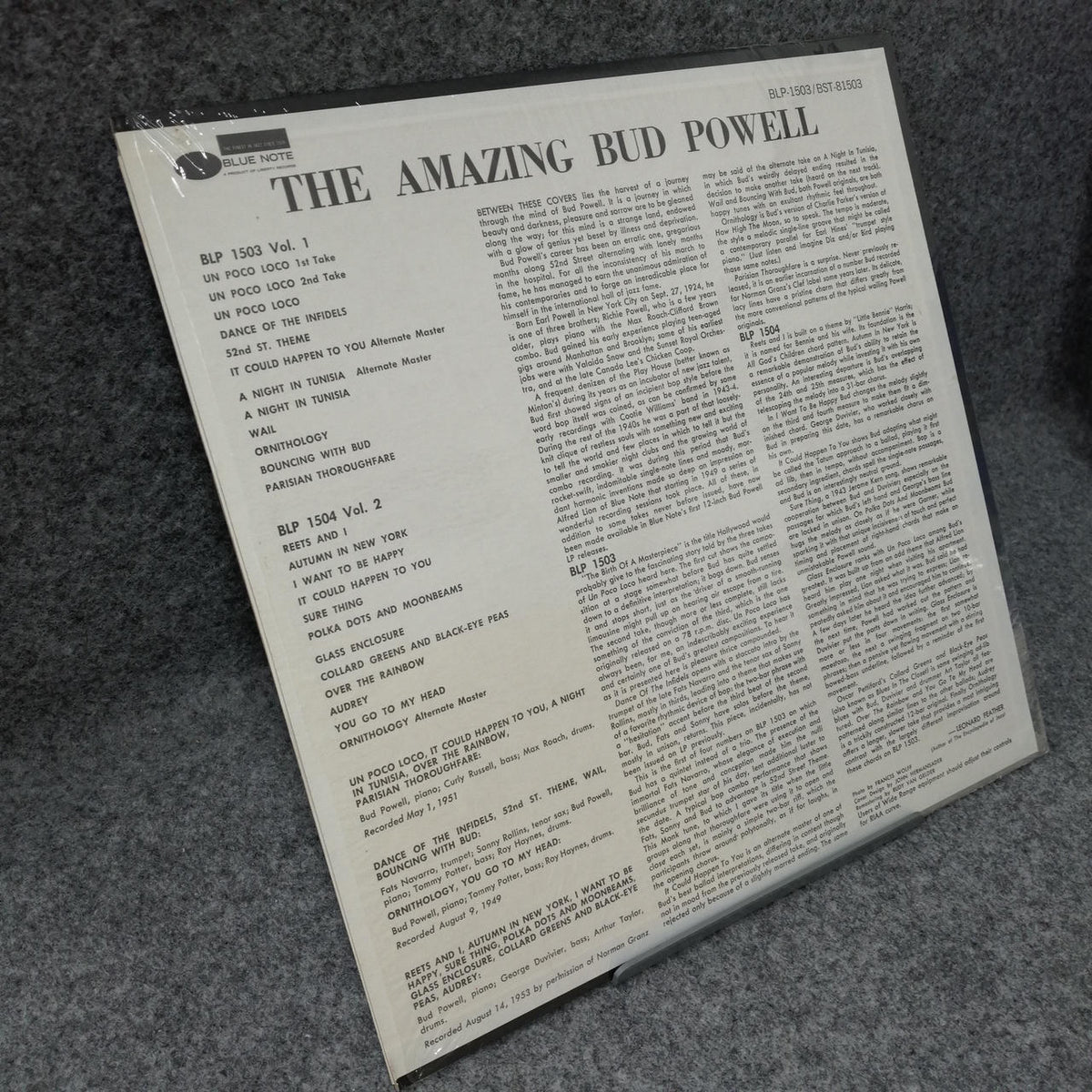 BLUE NOTE THE AMAZING BUD POWELL「VOLUME BST-81503