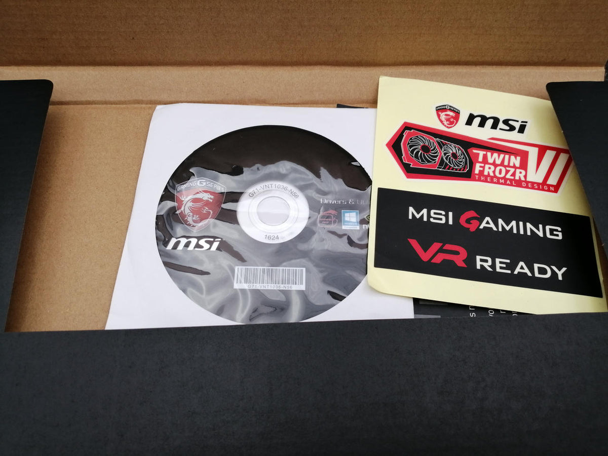 MSI Graphics Board: GTX 1070 GAMINGX8G