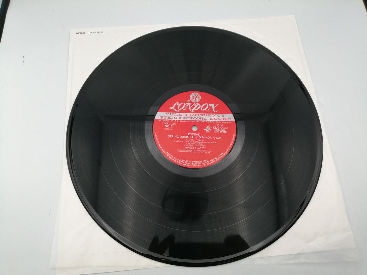 King Records LP Dvořák String Quartet in Major 'America' KIJC 9023