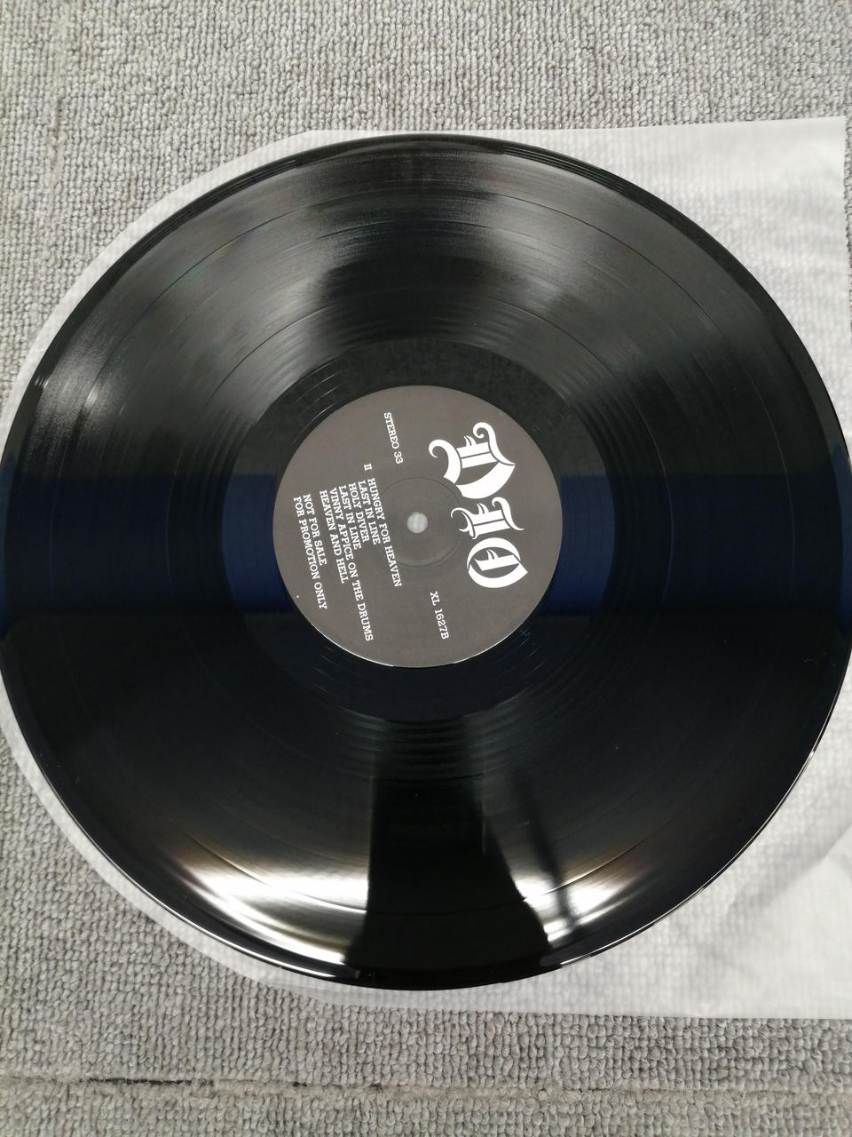 unclear Vinyl Record DIO/"SACRED HEART" WORLD TOUR